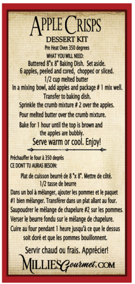 Apple Crisp Dessert Mix