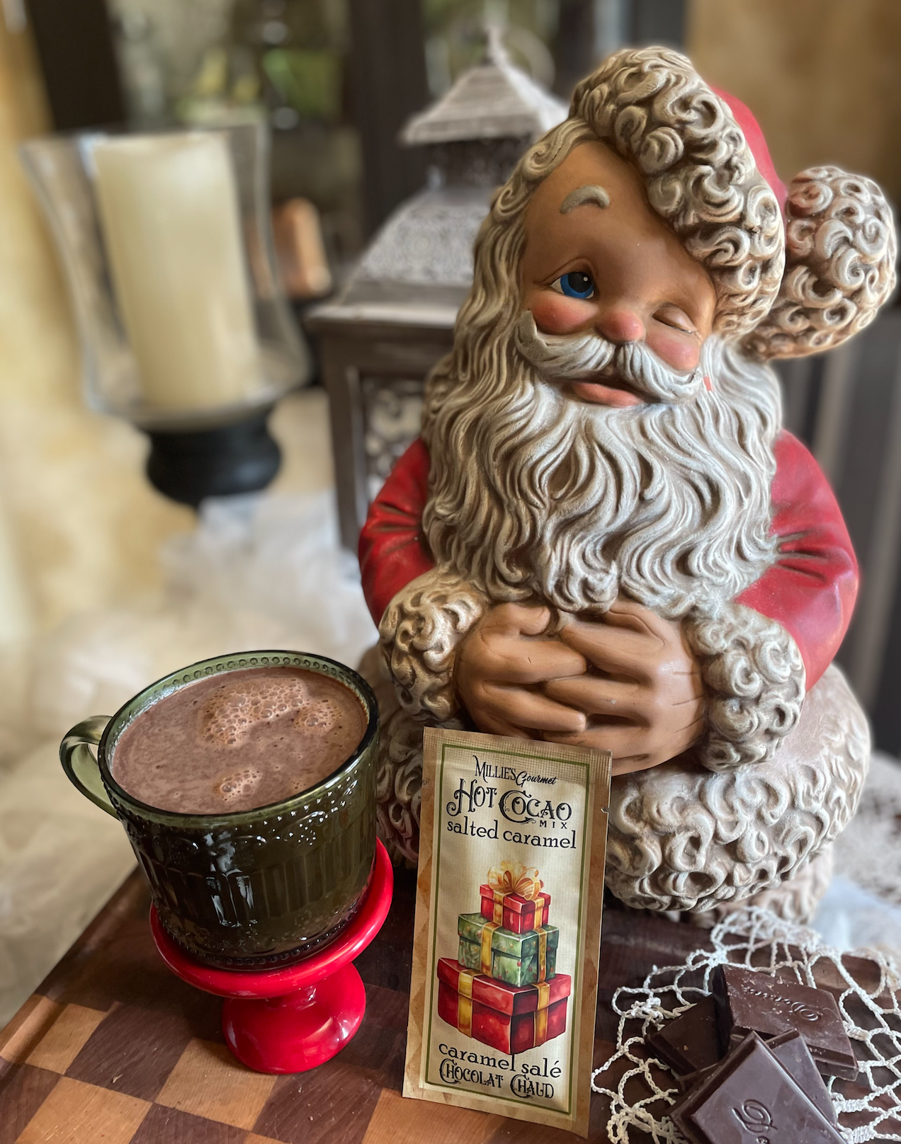Christmas Salted Caramel Hot Chocolate