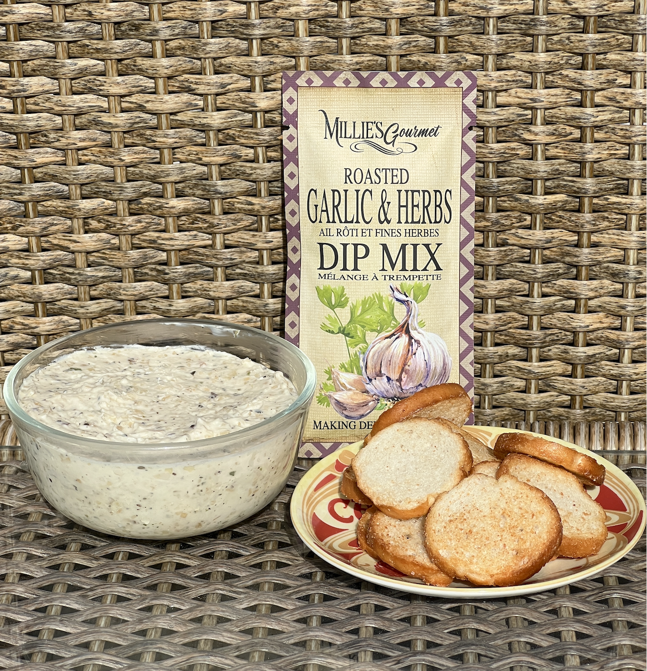 Roasted Garlic & Herb Dip Mix