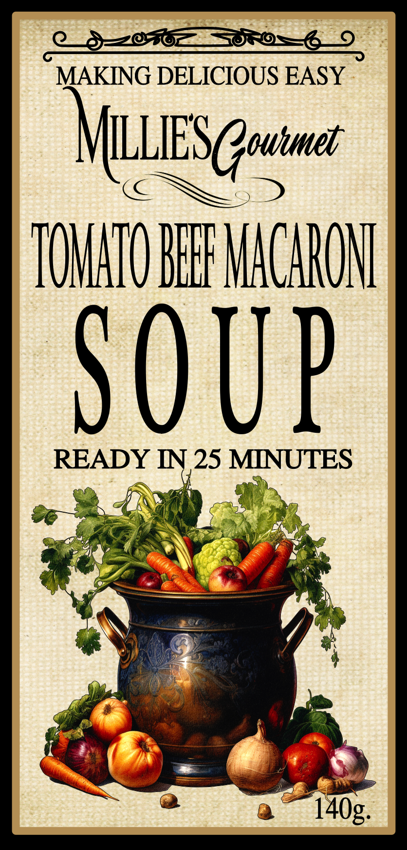 Tomato Beef Macaroni Soup