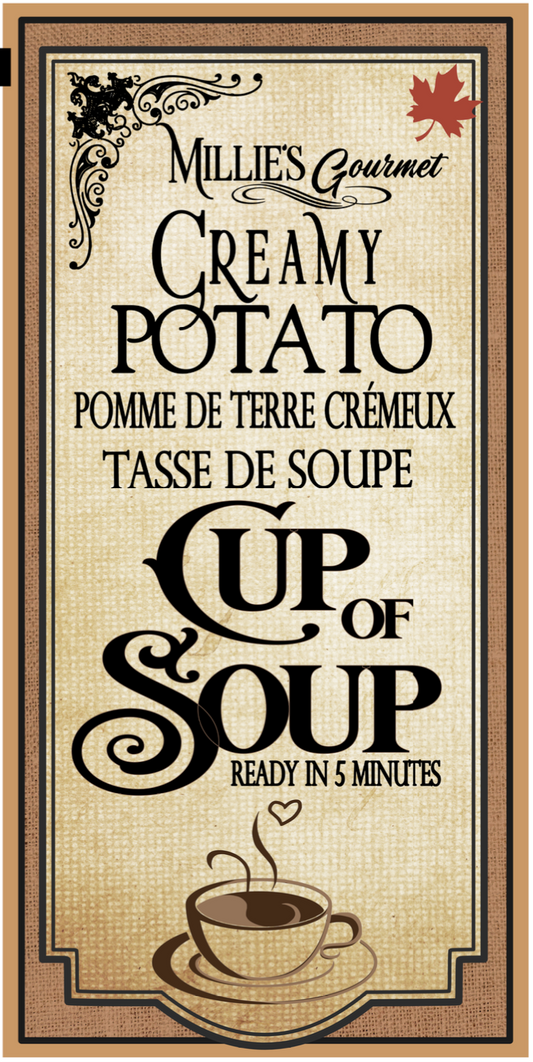 Creamy Potato Cup of Soup- Wholesale Case of 18