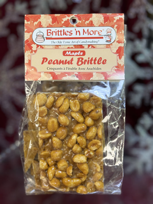 Maple Peanut Brittle