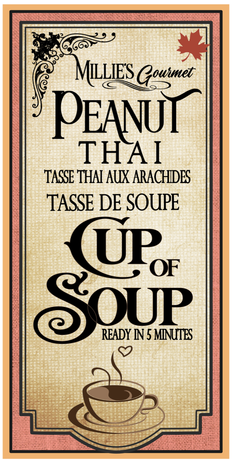 Peanut Thai Cup of Soup Wholesale Case of 18