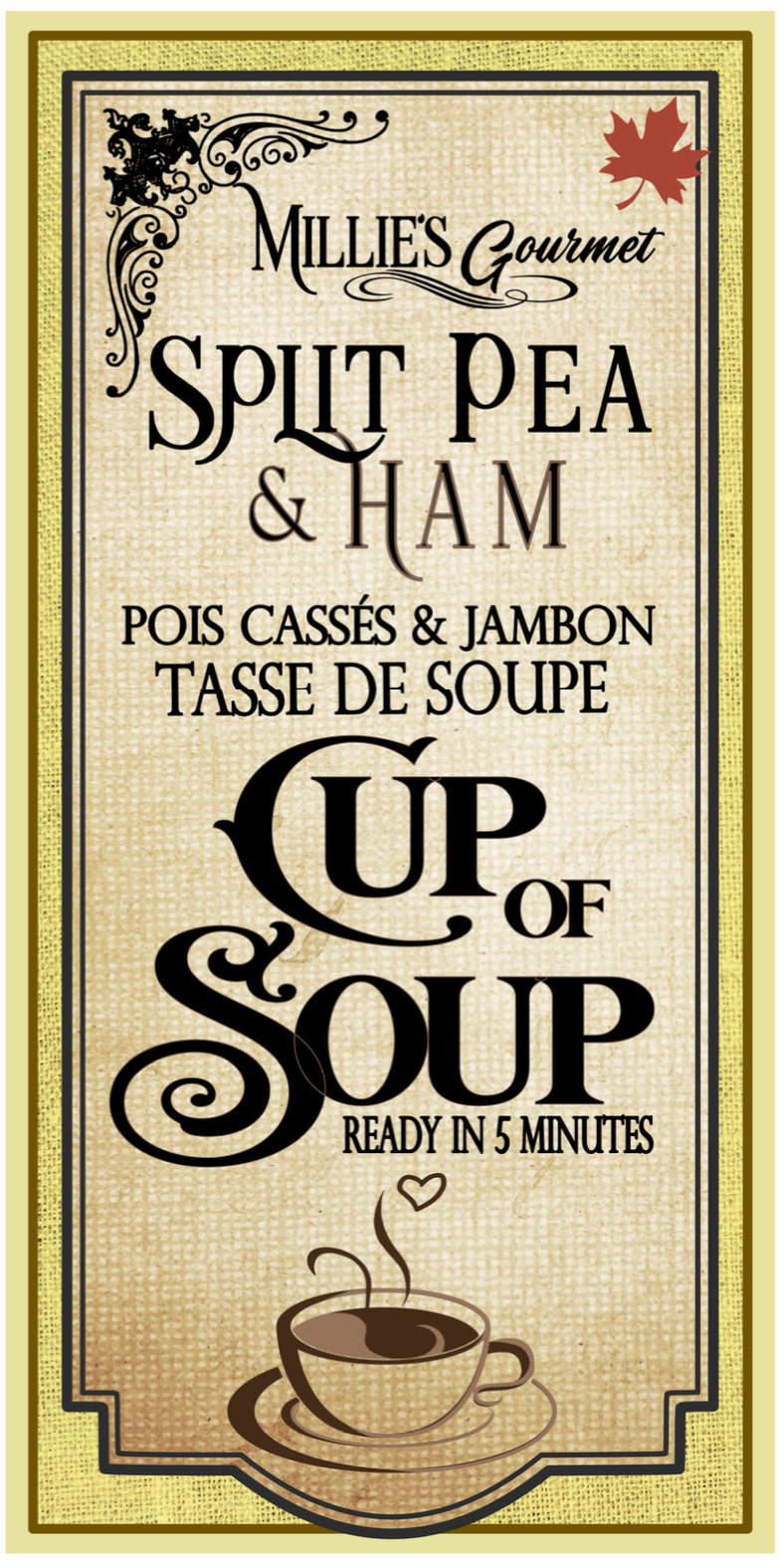 Split Pea & Ham Cup of Soup Cup of Soup Wholesale Case of 18