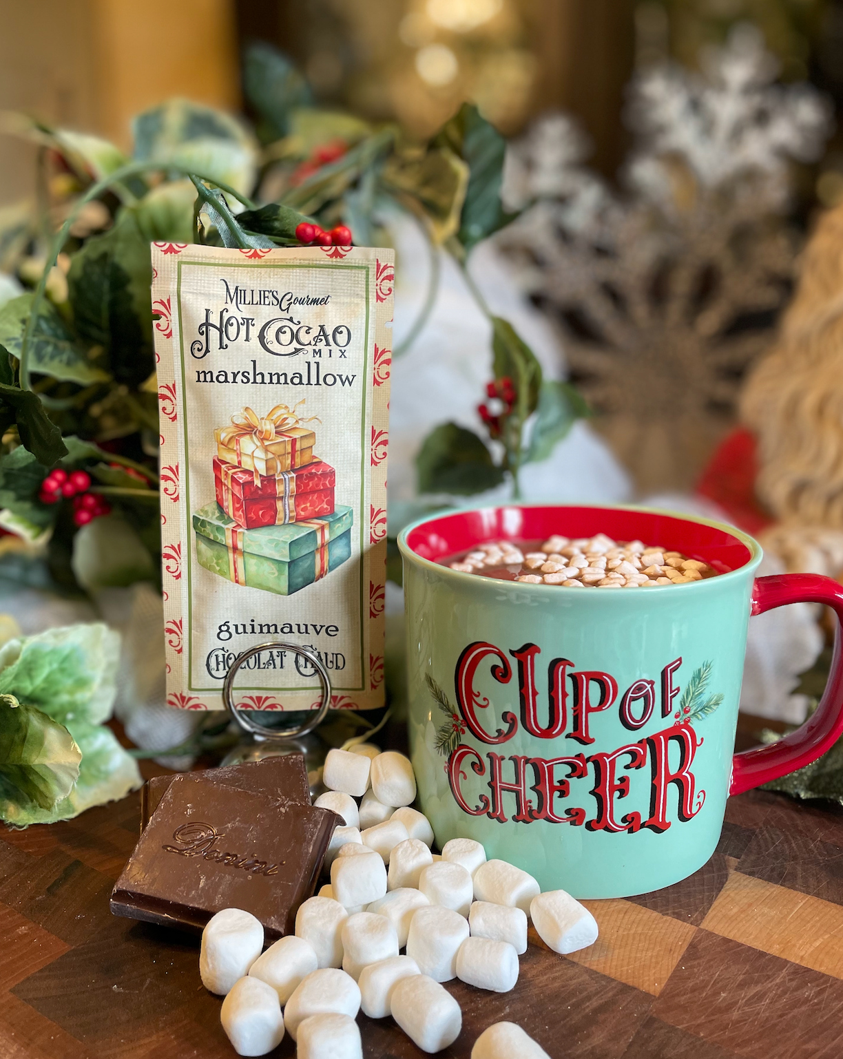 Christmas Marshmallow Hot Chocolate
