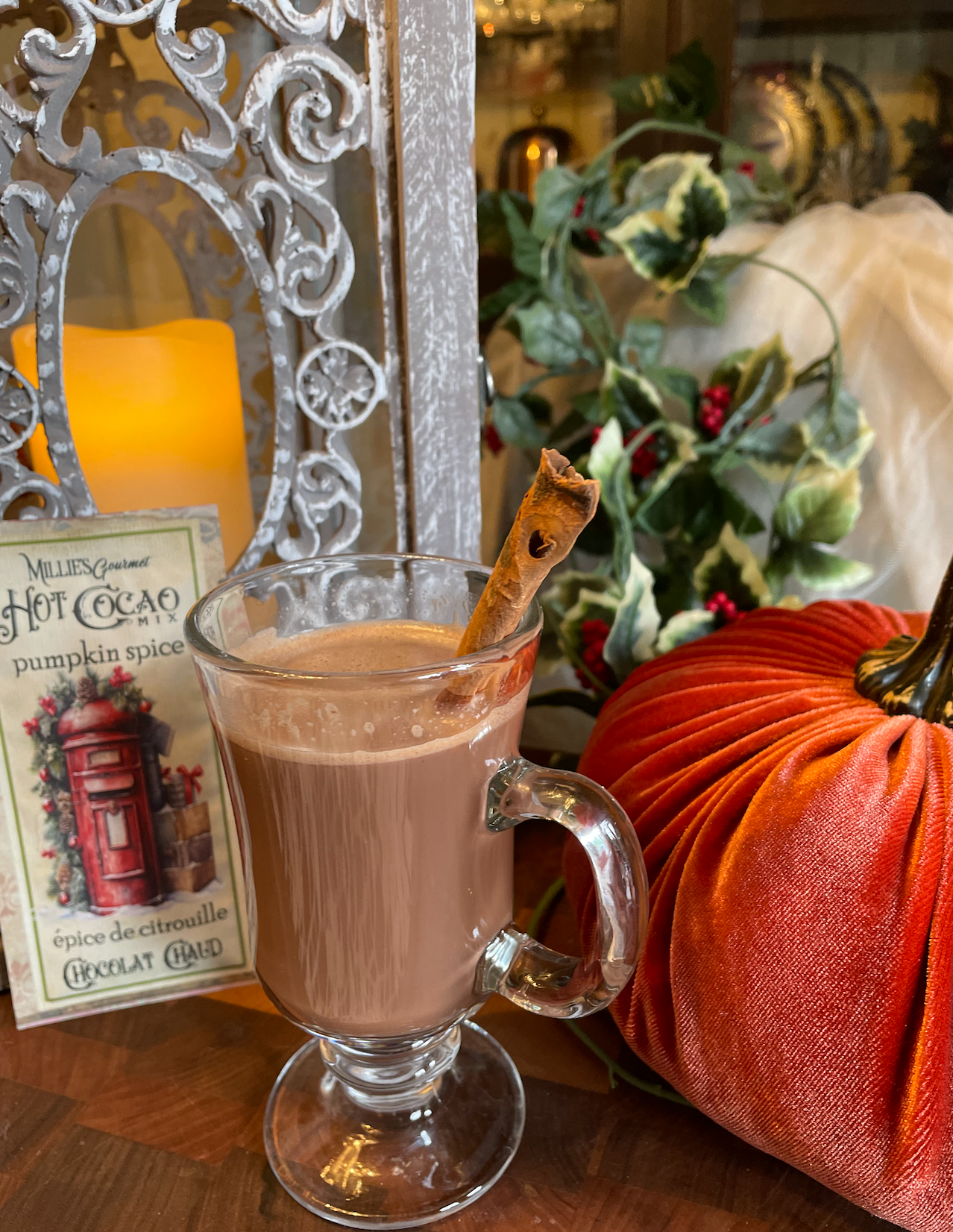 Christmas Pumpkin Spice Hot Chocolate