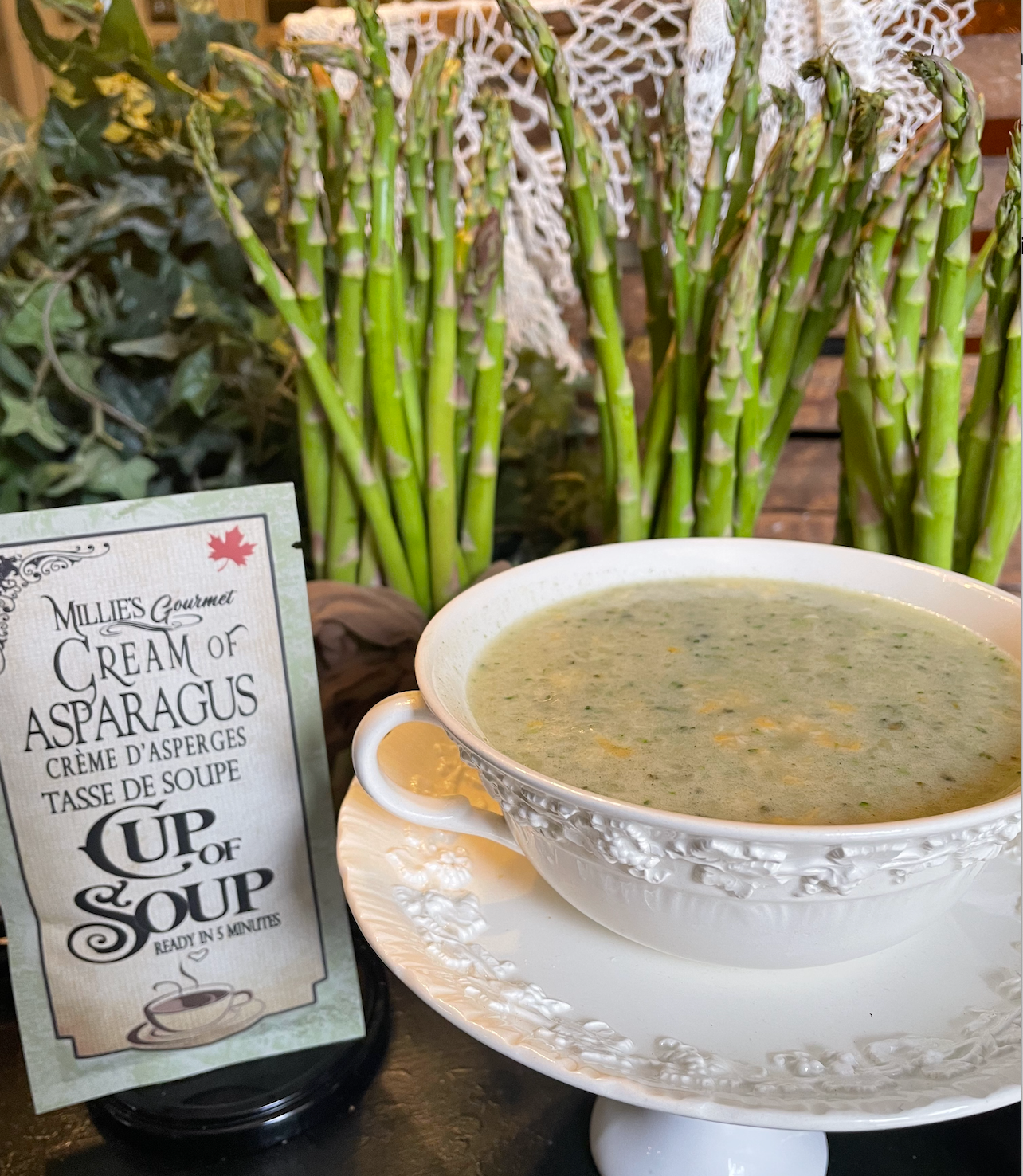 Creamy Asparagus Cup of Soup