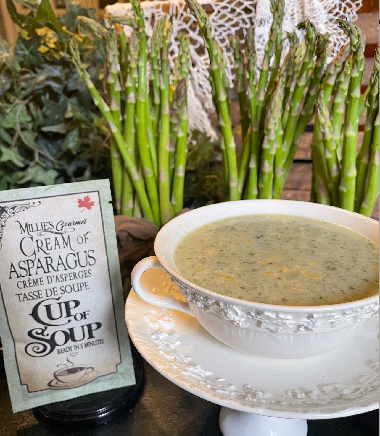 Creamy Asparagus Cup of Soup- Wholesale Case of 18