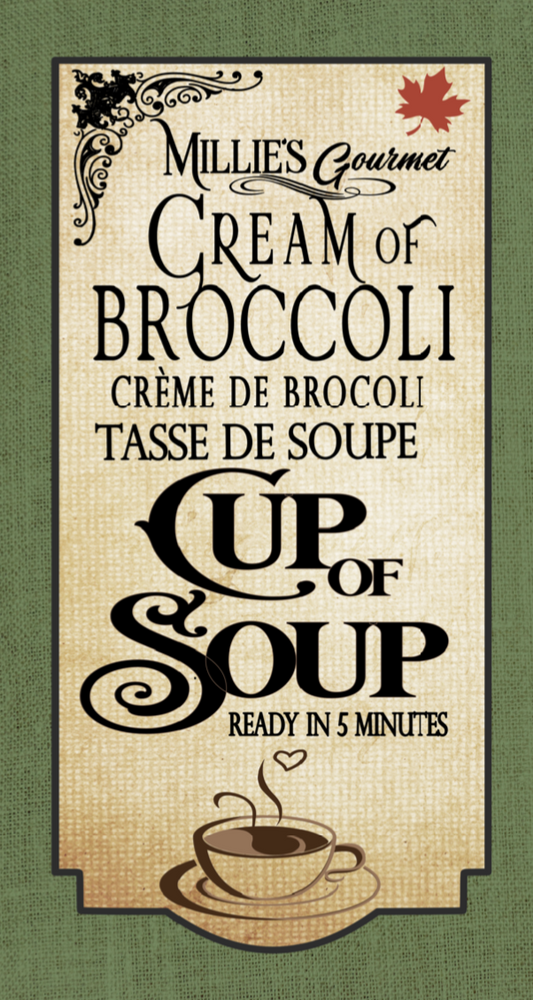 Creamy Broccoli Cup of Soup- Wholesale Case of 18