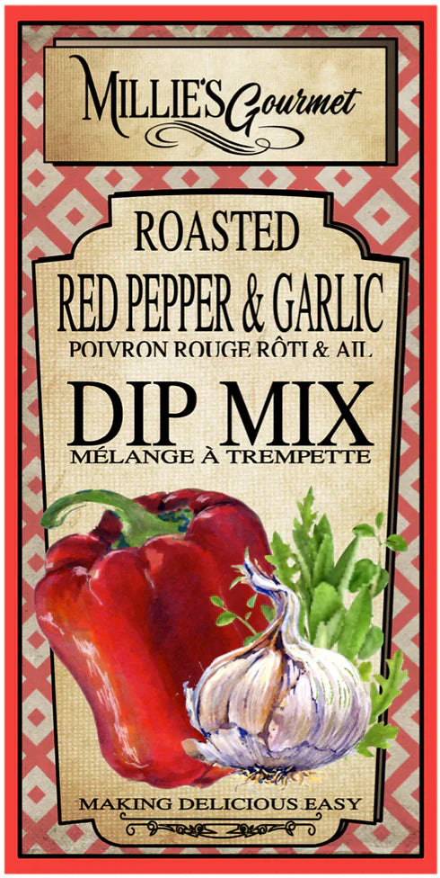 Roasted Red Pepper & Garlic Dip Mix Wholesale Case of 18