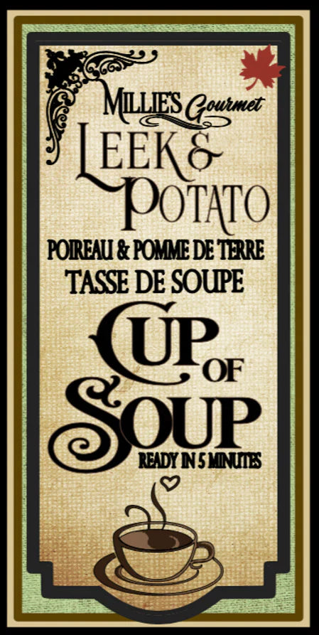 Leek and Potato Cup of Soup Wholesale Case of 18