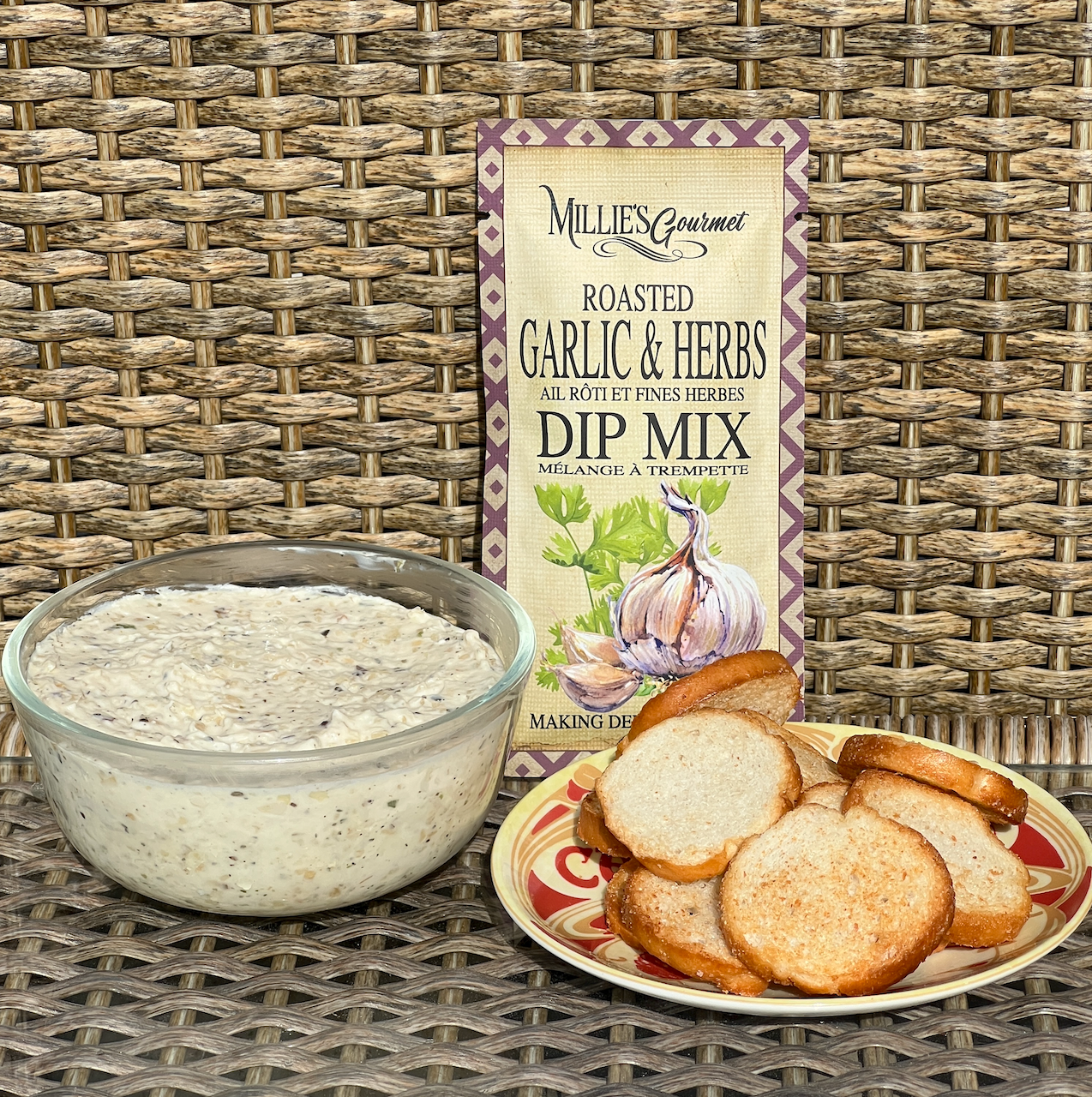 Roasted Garlic & Herb Dip Mix Wholesale Case of 18
