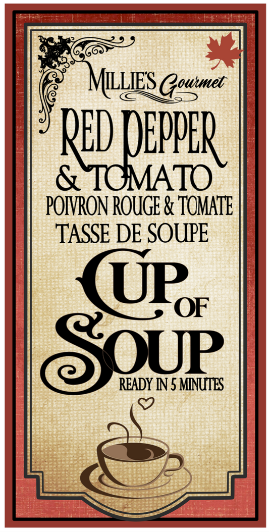 Red Pepper & Tomato Cup of Soup Wholesale Case of 18