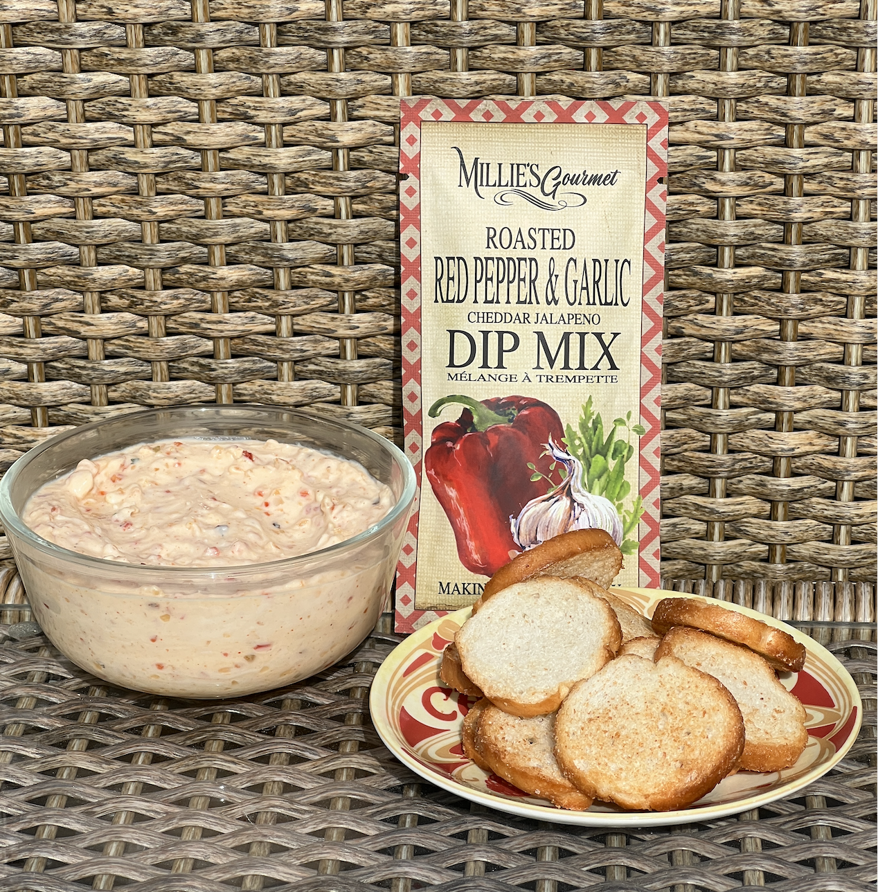 Roasted Red Pepper & Garlic Dip Mix