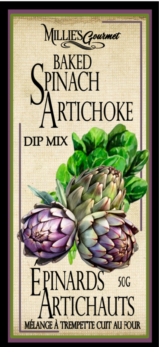 Baked Spinach Artichoke Specialty Dip Mix - Wholesale Single